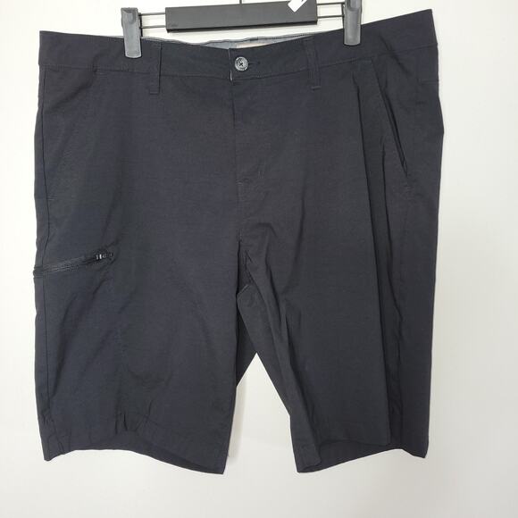 Weatherproof Vintage shorts men 38 Black Lightweight Hiking Utility Fishing - Picture 1 of 9